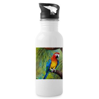 Parrot - Water bottle with straw - white - Right