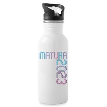 Matura Jeunes Filles Femmes et Hommes Matura 2023 - Gourde avec paille intégrée - blanc - Droite