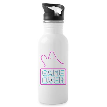 Bachelor party rumbling bachelor party - Water bottle with straw - white - Right