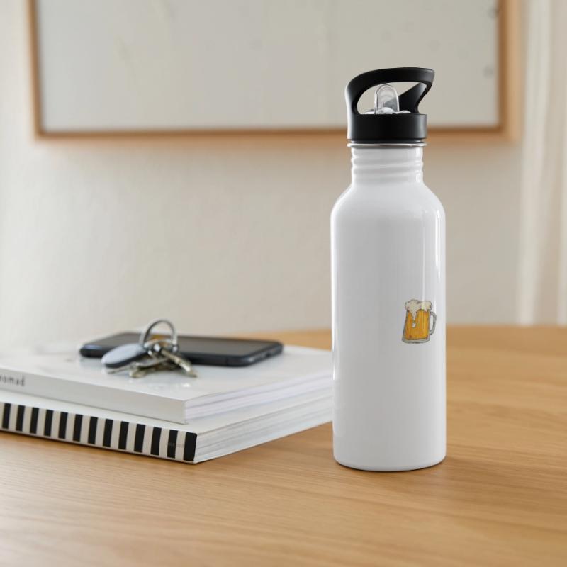 This Computer Programmer Needs Beer Programming Water bottle with straw