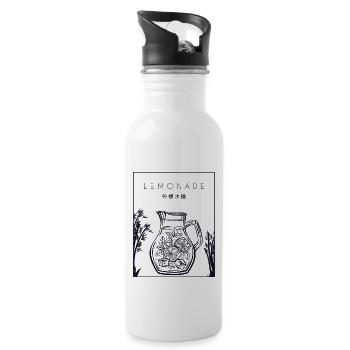 Lemonade Chinese Hanzi Lemonade Lemonade - Water bottle with straw - white - Right