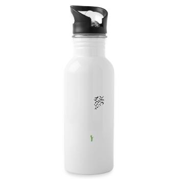 Zombie-Baum, Zombie-Wecker - Trinkflasche mit integriertem Trinkhalm - Weiß - Rechts
