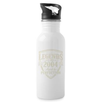 Legendary 20th birthday present 2004 - Water bottle with straw - white - Right