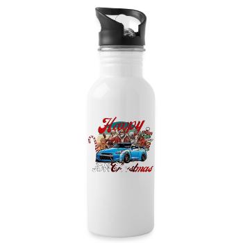 Jdm christmas edition / Tuning Mechanic Costume - Water bottle with straw - white - Right