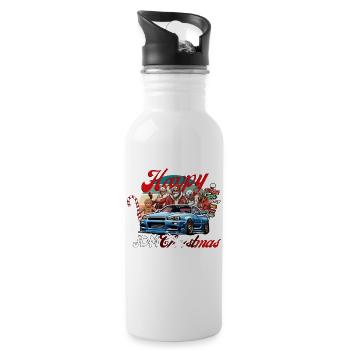 Jdm christmas edition / Tuning Mechanic Costume - Water bottle with straw - white - Right