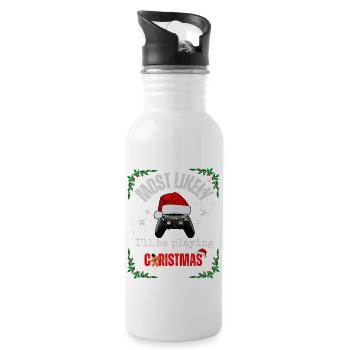 MOST LIKELY - Water bottle with straw - white - Right