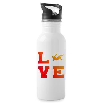 Climbing Women's Bouldering Bouldering Bouldering - Water bottle with straw - white - Right