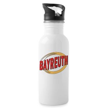 BAYREUTH - Water bottle with straw - white - Right