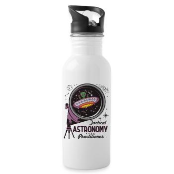 Tactical Astronomy Practitioner - Water bottle with straw - white - Right