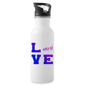 Paddle Tennis Paddle Tennis Paddle Court Racket Games - Water bottle with straw - white - Right