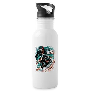 Speed Demon High Speed Horror Chase - Water bottle with straw - white - Right