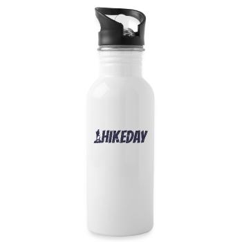Hikeday Outdoor Hobby - Water bottle with straw - white - Right