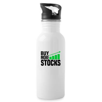 Buy more shares - Water bottle with straw - white - Right