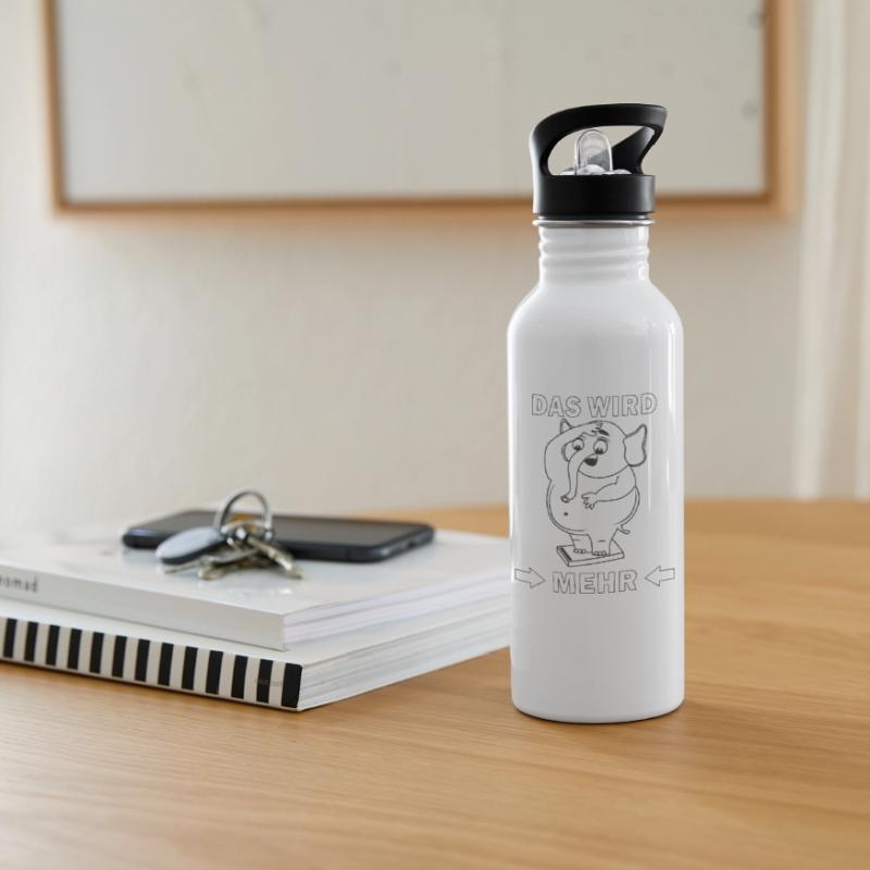 DECREASE Water bottle with straw