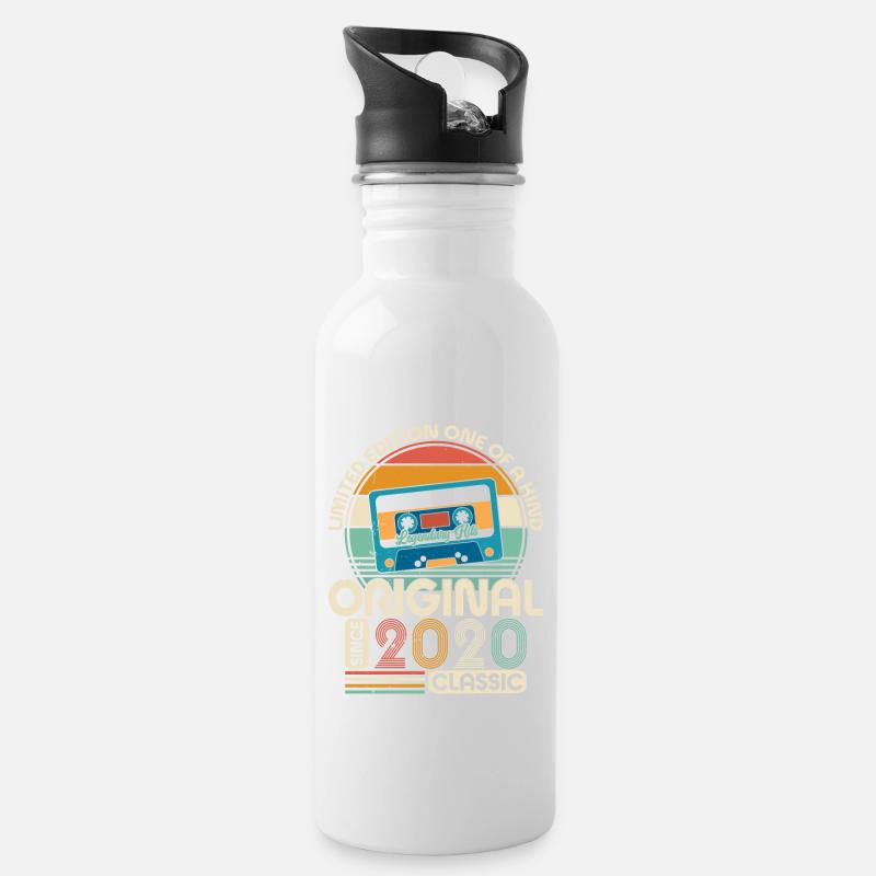 Joie du Jubilé 2020 - Gourde avec paille intégrée - blanc