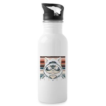 I don't have to do anything today! Sarcastic - Water bottle with straw - white - Right