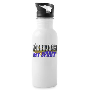 MÖNCHENGLADBACH MY SPIRIT - Water bottle with straw - white - Right