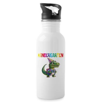 School child 2024 School enrolment 2024 Back to school - Water bottle with straw - white - Right