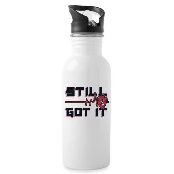 Still Got It Catheter Transplant Survivor Open - Water bottle with straw - white - Right