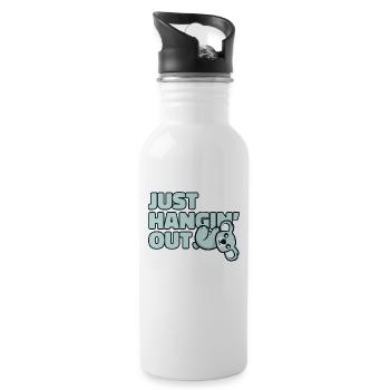 Just Hanging Out Koalabear Eucalyptus Lover Koala - Water bottle with straw - white - Right