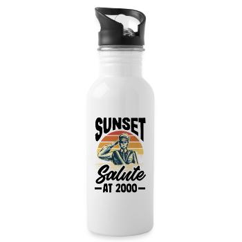 Embrace the Mission Military Time Adventure Call - Trinkflasche mit integriertem Trinkhalm - Weiß - Rechts