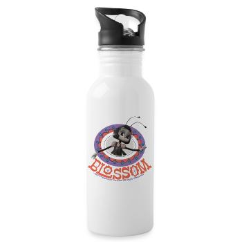 IF: Blossom - Water bottle with straw - white - Right