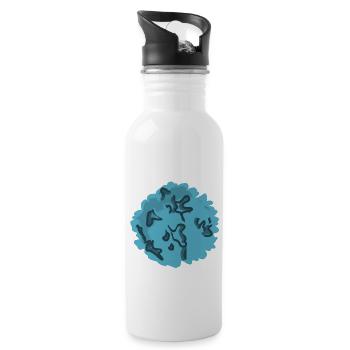 Norovirus - Gourde avec paille intégrée - blanc - Droite