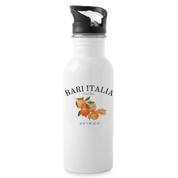 Bari Vecchia - Süditalien - Italien - Apulien - Trinkflasche mit integriertem Trinkhalm - Weiß - Rechts