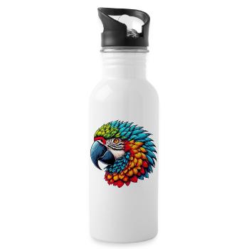 Parrot - Water bottle with straw - white - Right