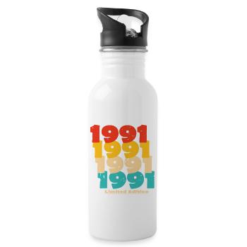 1991: Limited Edition - 33rd Anniversary - Water bottle with straw - white - Right