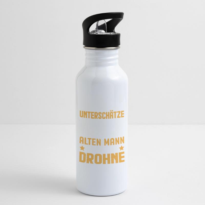 Drone Drones Drone Pilot Drone Pilot FPV UAV Water bottle with straw
