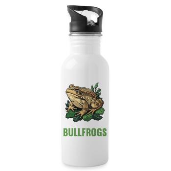 Bullfrogs Bullfrog - Water bottle with straw - white - Right