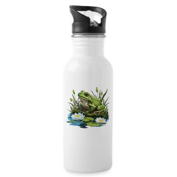 Bullfrogs Bullfrog - Water bottle with straw - white - Right
