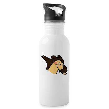 Dabbing Pangolin T-Shirt Lustiges Ameisenbär Dab Tier - Trinkflasche mit integriertem Trinkhalm - Weiß - Rechts