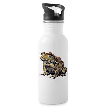 Toad Toads Toad - Water bottle with straw - white - Right
