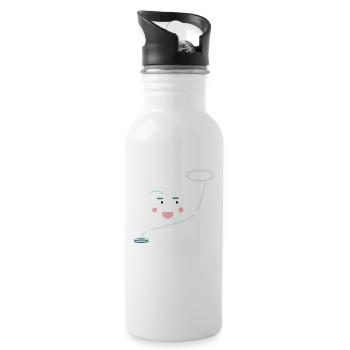 Dental Squad Dental Assistant Dentist Student - Trinkflasche mit integriertem Trinkhalm - Weiß - Rechts