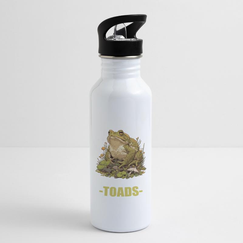 Toad Toads Toad Water bottle with straw