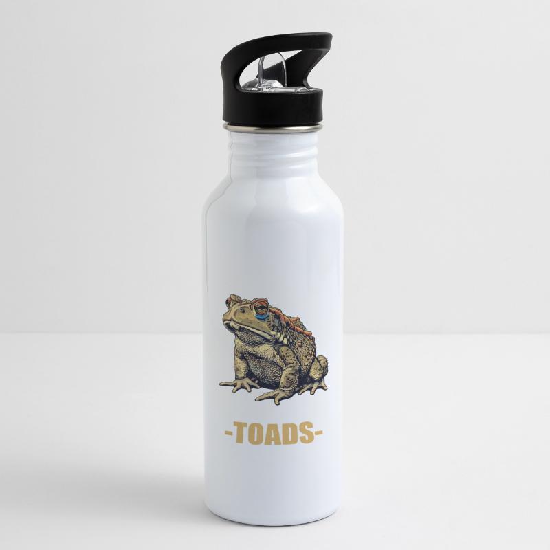 Toad Toads Toad Water bottle with straw