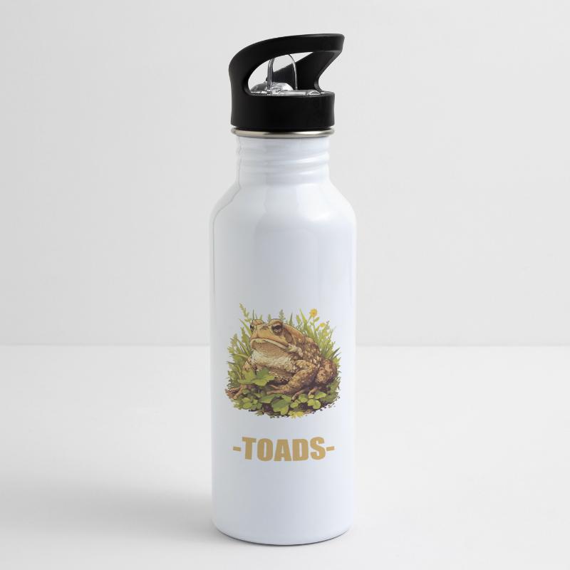 Toad Toads Toad Water bottle with straw