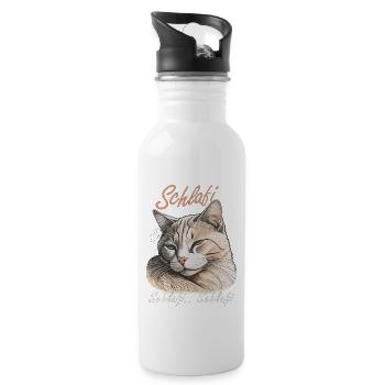 CAT Sleepi... Schlafi - Gourde avec paille intégrée - blanc - Droite