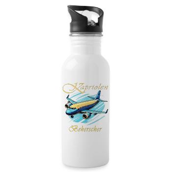 AVION Capers Masters - Gourde avec paille intégrée - blanc - Droite