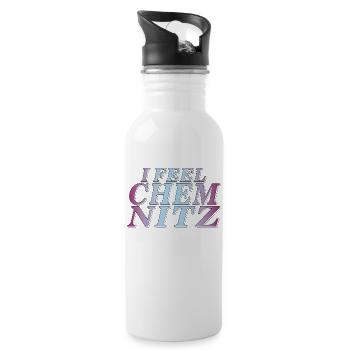 I FEEL CHEMNITZ - Water bottle with straw - white - Right