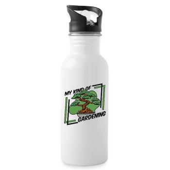 My Kind Of Gardening Bonsai Pots Penjing - Water bottle with straw - white - Right