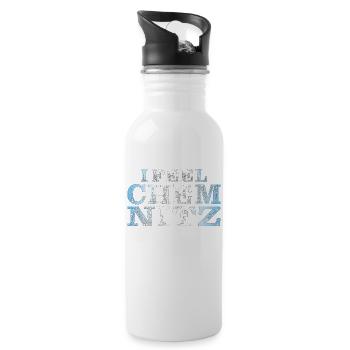 I FEEL CHEMNITZ - Water bottle with straw - white - Right