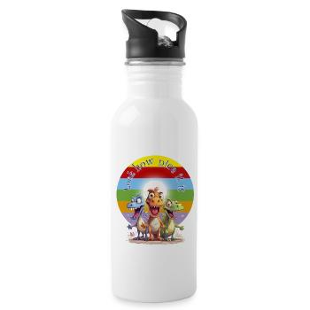 Look How Nice it is - Water bottle with straw - white - Right