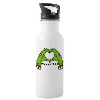 MUNNSTERZ - Water bottle with straw - white - Right