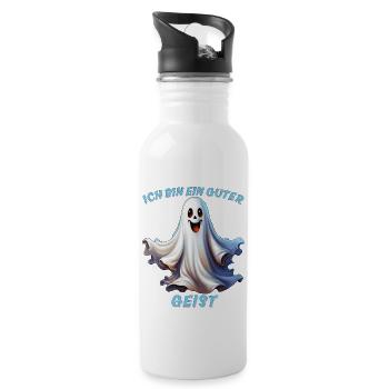I'M A GOOD SPIRIT - Water bottle with straw - white - Right