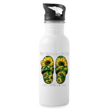 ELECTION SLIPPERS NEW LOSERS EDITION - Water bottle with straw - white - Right