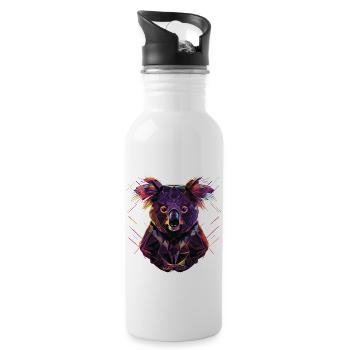 Koala - Water bottle with straw - white - Right