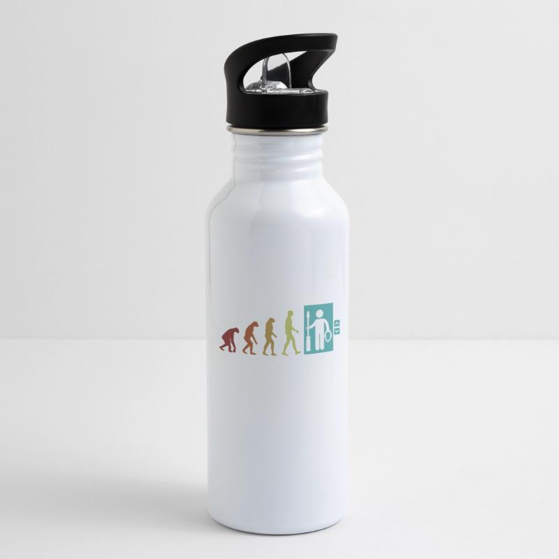 Elevator Technician Evolution Inspector Elevator Water bottle with straw